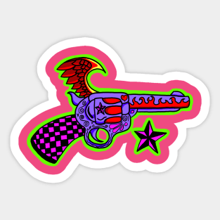 LOVE GUN Sticker